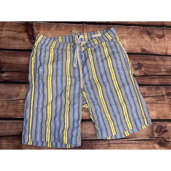 Onia Swim Shorts Mens Size S  Stripe  Trunks Lined - Picture 1 of 4